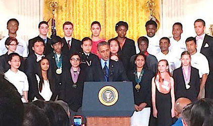 Meeting the President Meeting the President